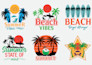 create typography, summer beach t shirt design